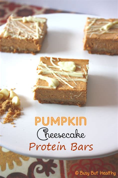 How many protein are in pumpkin cheesecake bars - calories, carbs, nutrition