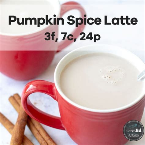 How many protein are in pumpkin spice latte - tall - whole milk - with whipped cream - calories, carbs, nutrition