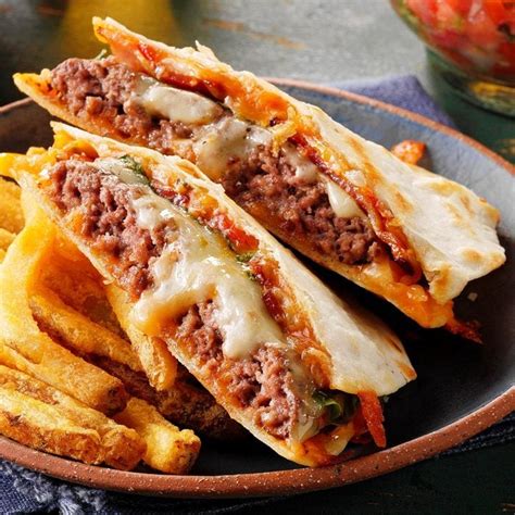 How many protein are in quesadilla burger - calories, carbs, nutrition