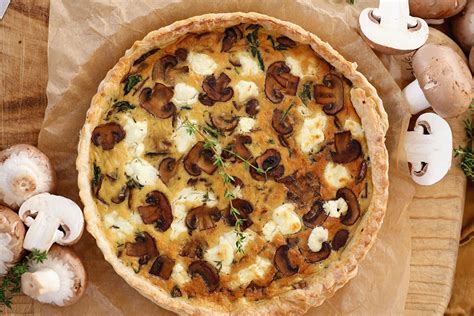 How many protein are in quiche mushroom cheddar thyme 2 ea - calories, carbs, nutrition