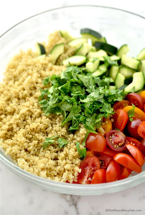 How many protein are in quinoa cucumber salad - calories, carbs, nutrition