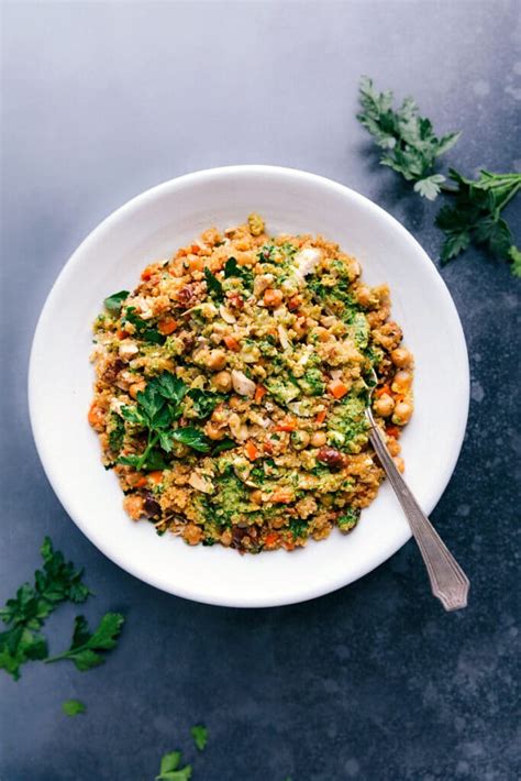 How many protein are in quinoa pilaf - calories, carbs, nutrition