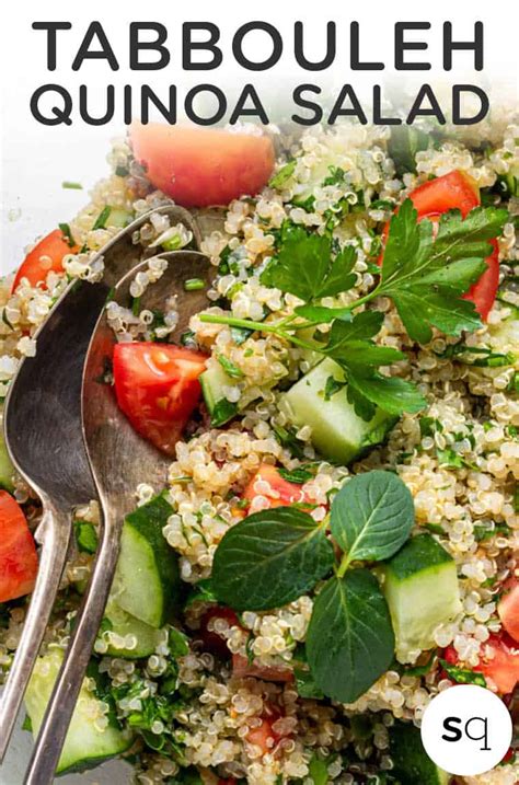 How many protein are in quinoa tabbouleh salad - calories, carbs, nutrition