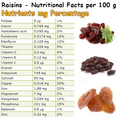 How many protein are in raisin & oatmeal cookie - calories, carbs, nutrition