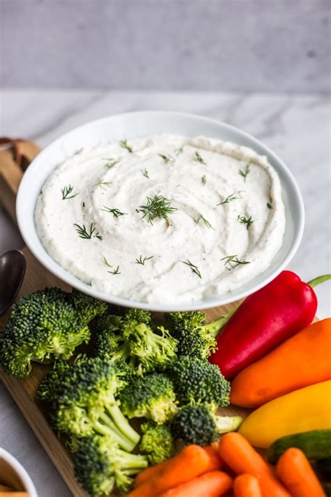 How many protein are in ranch dip - calories, carbs, nutrition