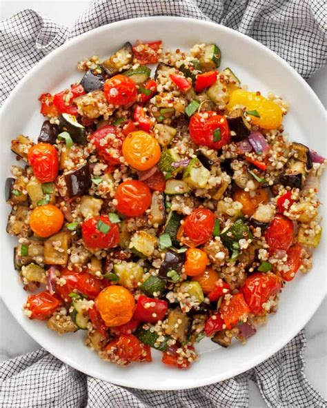 How many protein are in ratatouille with quinoa & fresh herbs - calories, carbs, nutrition