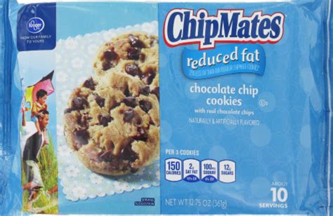 How many protein are in reduced fat chocolate chip cookie - calories, carbs, nutrition