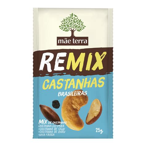 How many protein are in remix castanhas - calories, carbs, nutrition