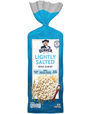 How many protein are in rice cakes - lightly salted - calories, carbs, nutrition