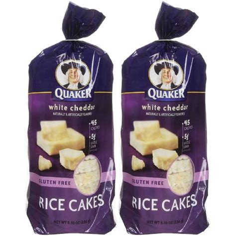 How many protein are in rice cakes - white cheddar - calories, carbs, nutrition