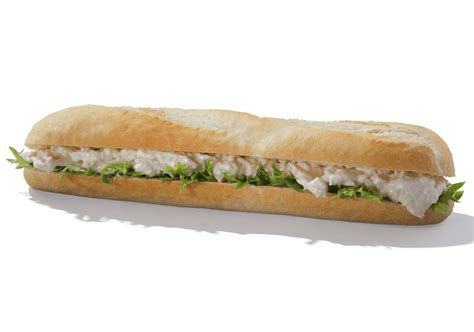 How many protein are in roast chicken salad baguette - calories, carbs, nutrition