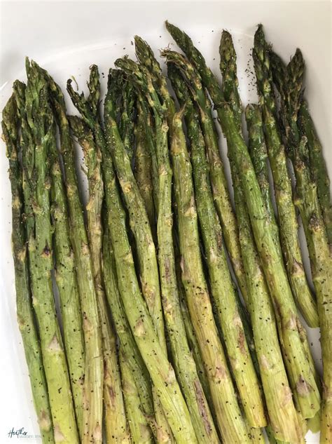 How many protein are in roasted asparagus - calories, carbs, nutrition