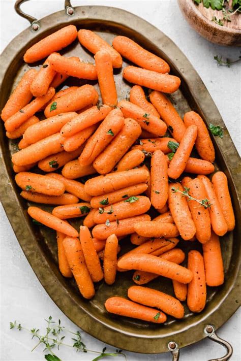 How many protein are in roasted baby carrots - calories, carbs, nutrition