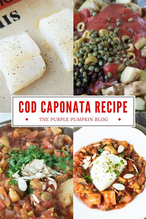 How many protein are in roasted cod caponata - calories, carbs, nutrition