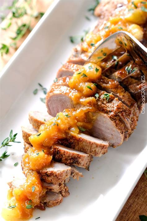 How many protein are in roasted pork loin with chipotle glaze - calories, carbs, nutrition