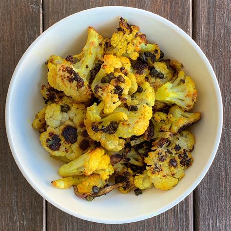 How many protein are in roasted spiced cauliflower - calories, carbs, nutrition