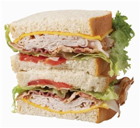 How many protein are in roasted turkey club with light cream cheese - calories, carbs, nutrition