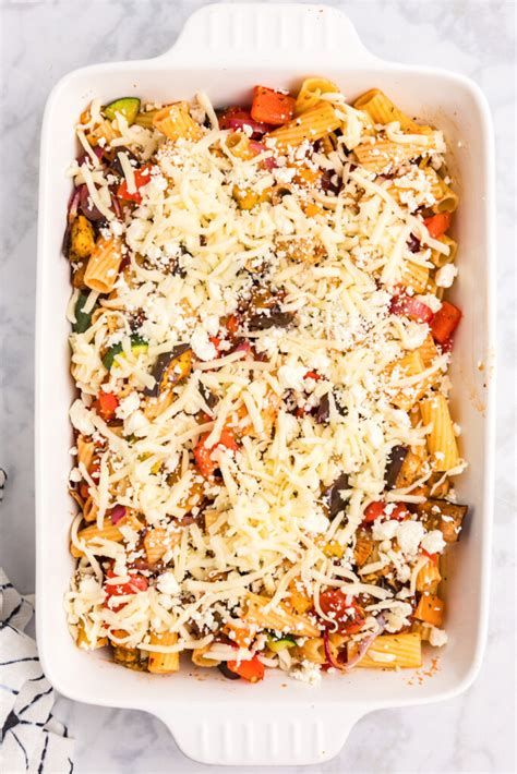 How many protein are in roasted vegetable penne bake - calories, carbs, nutrition