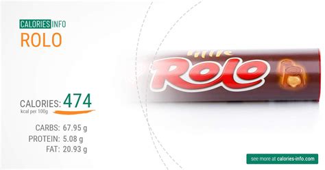 How many protein are in rolo - calories, carbs, nutrition