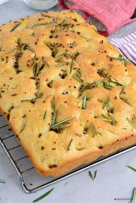 How many protein are in rosemary focaccia - calories, carbs, nutrition