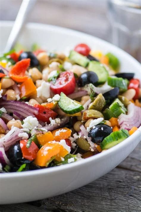 How many protein are in salad beans mediterranean 1 oz - calories, carbs, nutrition