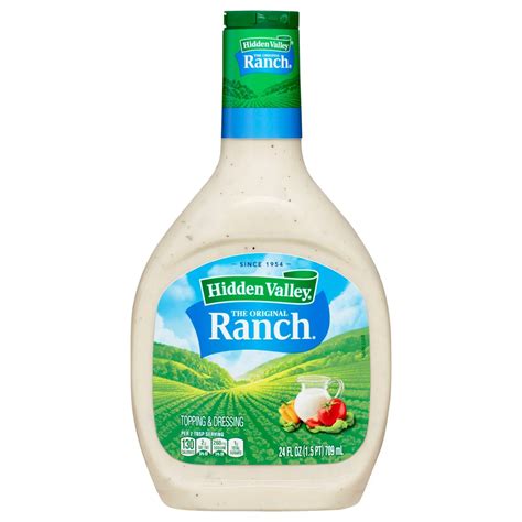 How many protein are in salad dressing - ranch dressing, regular - calories, carbs, nutrition