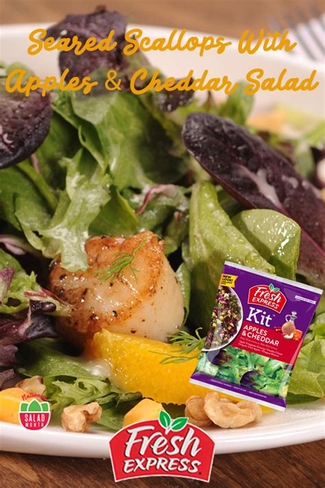 How many protein are in salad entree apple cheddar & walnut - calories, carbs, nutrition