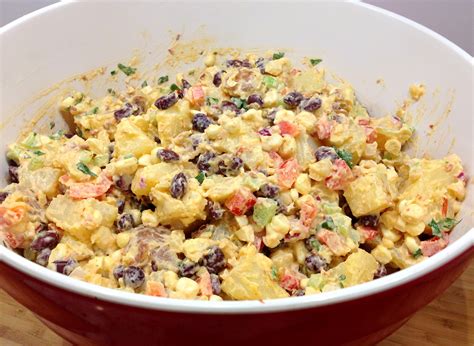 How many protein are in salad potato red steamed southwestern 1 oz - calories, carbs, nutrition