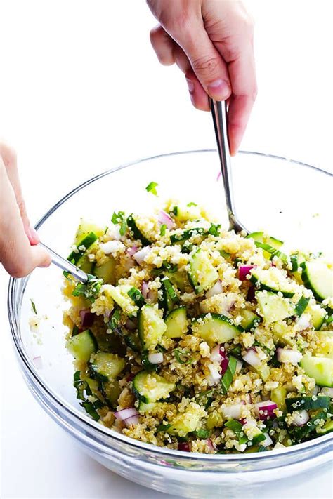 How many protein are in salad quinoa cucumber hc 3 oz - calories, carbs, nutrition