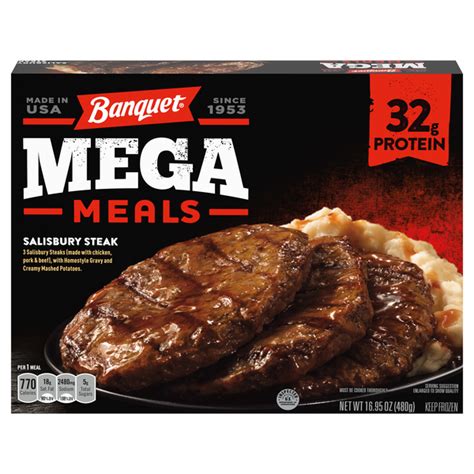 How many protein are in salisbury steak (bostwick) - calories, carbs, nutrition