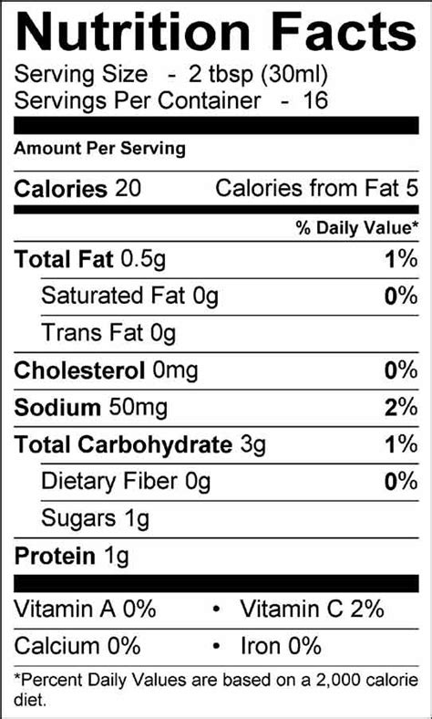 How many protein are in salsa verde - calories, carbs, nutrition