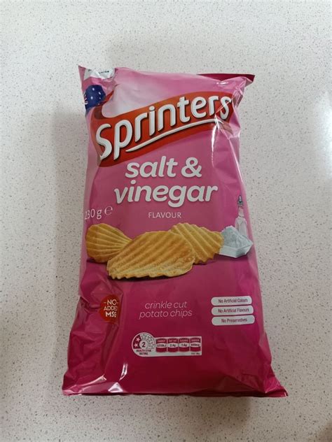 How many protein are in salt and vinegar crinkles crisps - calories, carbs, nutrition