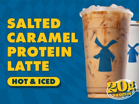 How many protein are in salted caramel latte - calories, carbs, nutrition