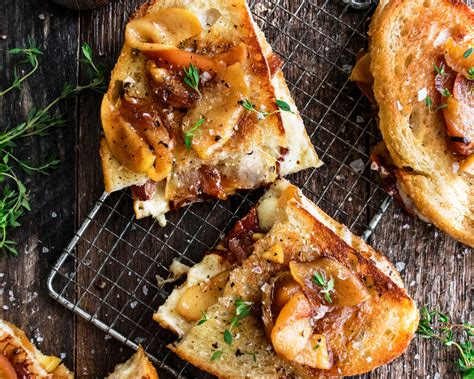 How many protein are in sand grilled cheese triple with caramelized apples - calories, carbs, nutrition