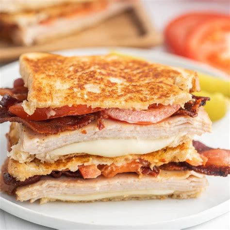 How many protein are in sandwich, turkey and bacon melt (bostwick) - calories, carbs, nutrition