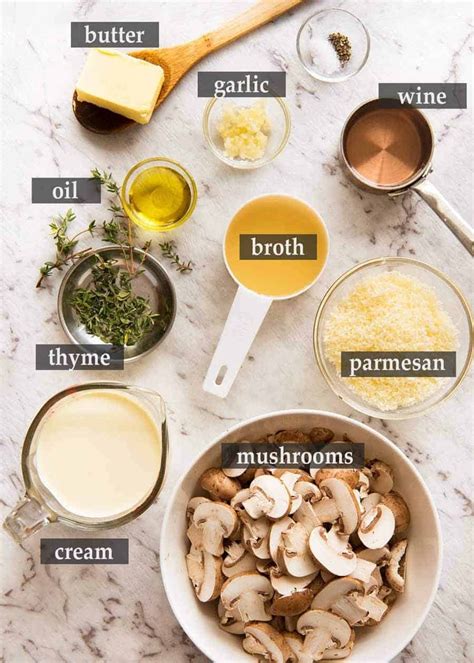 How many protein are in sauce rosemary mushroom 1 oz ladle - calories, carbs, nutrition