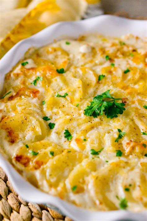 How many protein are in scalloped potatoes - calories, carbs, nutrition