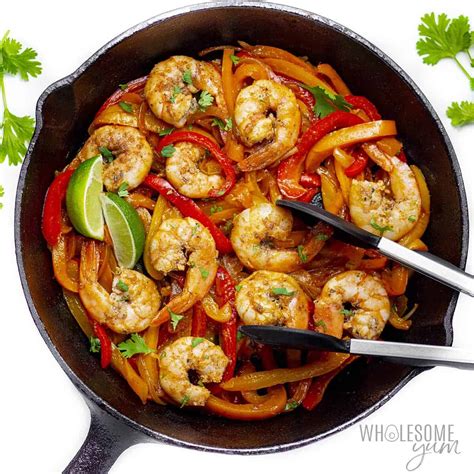 How many protein are in seafood fajitas, stir fried - calories, carbs, nutrition