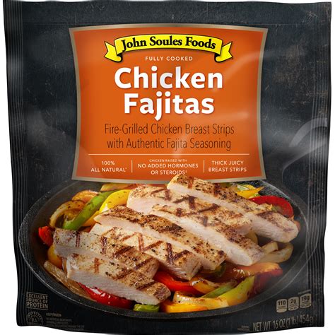 How many protein are in seared chicken fajitas - calories, carbs, nutrition