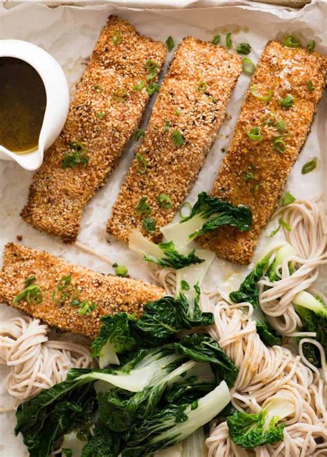 How many protein are in sesame crusted salmon filet - calories, carbs, nutrition