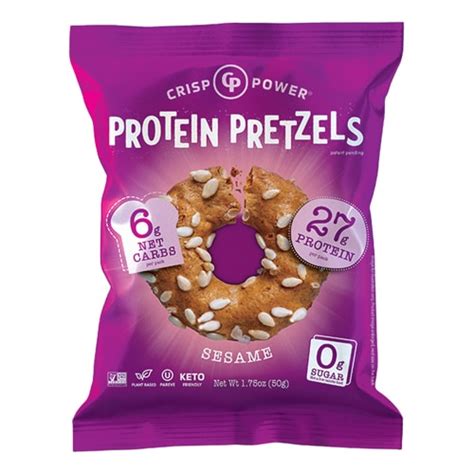 How many protein are in sesame pretzel - calories, carbs, nutrition