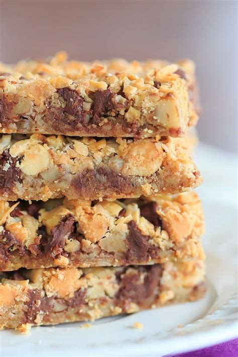 How many protein are in seven layer bars - calories, carbs, nutrition