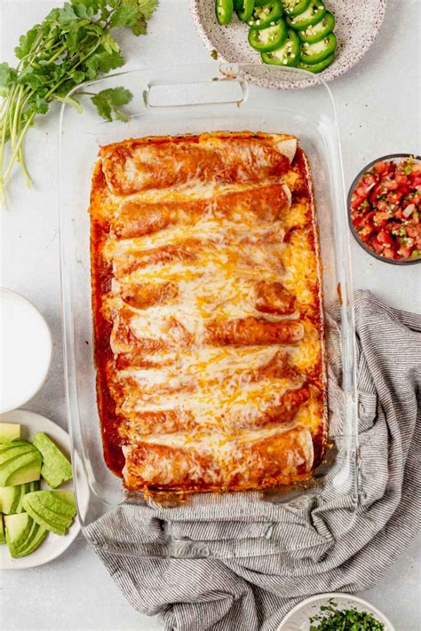 How many protein are in shredded beef enchiladas - calories, carbs, nutrition