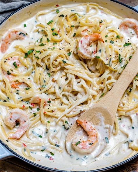 How many protein are in shrimp alfredo with whole grain pasta - calories, carbs, nutrition