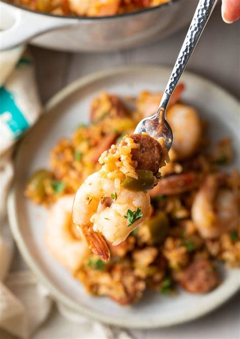 How many protein are in shrimp and andouille jambalaya - calories, carbs, nutrition
