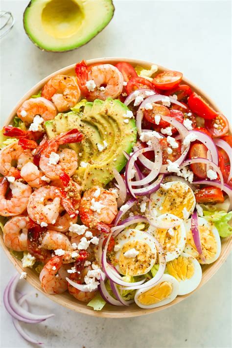 How many protein are in shrimp and avocado salad - calories, carbs, nutrition