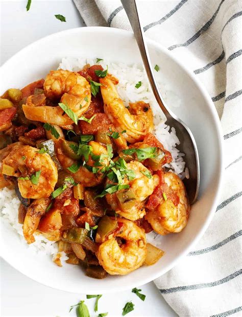 How many protein are in shrimp creole with rice and ham - calories, carbs, nutrition