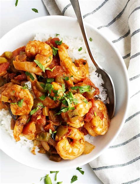 How many protein are in shrimp creole with rice and ham - calories, carbs, nutrition