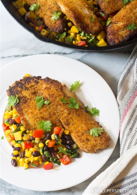 How many protein are in skillet crisp tilapia - calories, carbs, nutrition