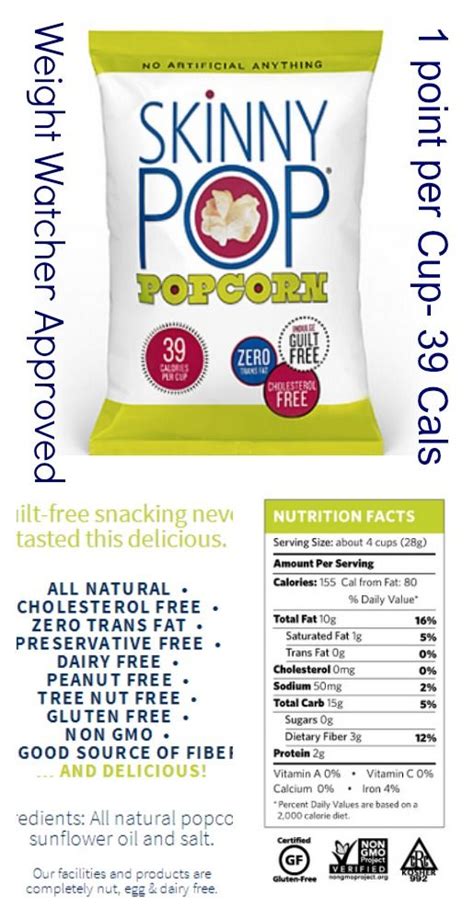 How many protein are in smart pop popcorn - calories, carbs, nutrition